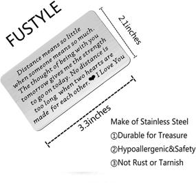 img 2 attached to 💑 Long-Distance Love: FUSTYLE Distance Boyfriend Deployment Husband