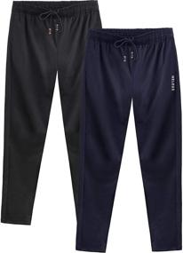img 4 attached to Neleus Athletic Workout Running Pants: Premium Men's Clothing for Peak Performance