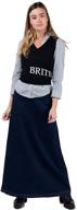 👗 uskees lottie long denim skirt: stylish and versatile women's clothing logo
