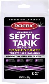 img 2 attached to 🚽 Roebic K-37-BAG Granular Septic Tank Treatment Concentrate - Quick Clog Removal, Environmentally Friendly, Safe for Toilets, Sinks, and Showers - 12 Ounces