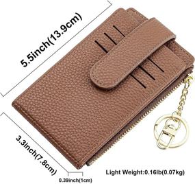 img 1 attached to Bifold Zipper Wallets for Women - Stylish Women's Handbags & Wallets