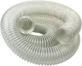 img 2 attached to 🌬️ Big Horn 11295 2.5" x 10' Clear-Flex Hose