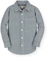 👕 comfortable and stylish: hope & henry boys' long sleeve brushed cotton flannel button down shirt logo