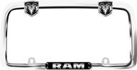 🏎️ круизер аксессуары 11135 рамка номерного знака ram: стильный хромовый/черный дизайн для улучшенного внешнего вида логотип