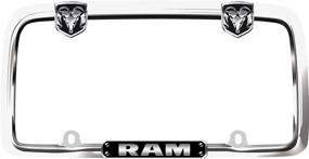 img 4 attached to 🏎️ Круизер Аксессуары 11135 Рамка номерного знака RAM: Стильный хромовый/черный дизайн для улучшенного внешнего вида