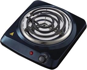 img 2 attached to 🔥 Courant Electric Burner: Compact & Portable Single Buffet Countertop Hotplate - 1000W Cooktop in Sleek Black Design