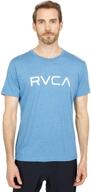 rvca short sleeve t shirt - black men's clothing for stylish t-shirts & tanks logo