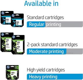 img 2 attached to 🖨 HP 901 ink cartridges for OfficeJet 4500, J4500, J4680 | CZ075FN Black Ink