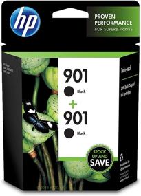img 4 attached to 🖨 HP 901 ink cartridges for OfficeJet 4500, J4500, J4680 | CZ075FN Black Ink