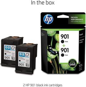 img 3 attached to 🖨 HP 901 ink cartridges for OfficeJet 4500, J4500, J4680 | CZ075FN Black Ink