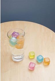 img 2 attached to 🧊 Multicolor Set of 30 Reusable Ice Cubes by Kikkerland for Enhanced SEO