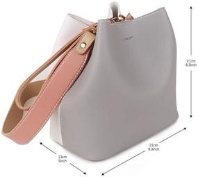 img 2 attached to 👜 Fashion Trend: Y CONCEPT Designer Bucket Shoulder Bag, Crossed Body Hobo Purse - Women's Must-Have!