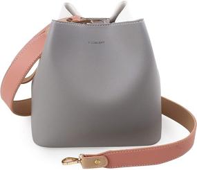 img 4 attached to 👜 Fashion Trend: Y CONCEPT Designer Bucket Shoulder Bag, Crossed Body Hobo Purse - Women's Must-Have!