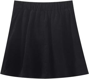 img 3 attached to WELAKEN Corduroy Toddler Fashion Bottoms Girls' Clothing and Skirts & Skorts