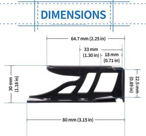 img 1 attached to 📱 Док-станция Dockem Koala Wall Mount 2XL: безопасная и универсальная док-станция для ноутбуков, планшетов и смартфонов со специальными чехлами - не требует повреждения или крепления на винтах (черный)