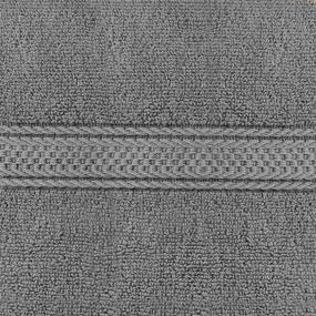img 3 attached to Premium Grey Hand Towels by Utopia Towels - 100% Combed Ring Spun Cotton, Exceptionally Soft and Absorbent, 600 GSM Extra Large Hand Towels 16 x 28 inches, Hand Towels of Hotel & Spa Quality (Pack of 6)