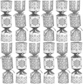 img 1 attached to 🎄 Iconikal DIY Christmas Party Favor Kit, 12-Pack with Silver Snowflakes - Create Your Own