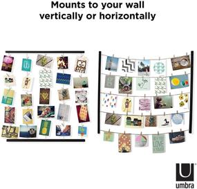 img 1 attached to Umbra Hangit Display-DIY Frames Collage Set - Perfect for Hanging Photos, Prints, and Artwork, 26 x 30, Black