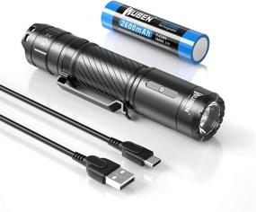img 4 attached to WUBEN C3 Rechargeable Flashlight 1200 Lumens Super Bright LED Flashlights with Type-C Charging, IP68 Water-Resistant, 18650 Battery Included, 6 Light Modes - Pocket-Sized EDC Flashlight