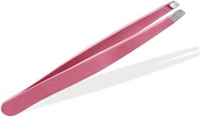 img 4 attached to 🔪 Sunpo Sharpening Ultra Precisional Eyelash Extension Slant Tweezer: Perfect for Facial Hair, Eyelash, Brow Shaping & Hair Plucking