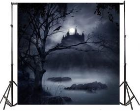 img 1 attached to Laeacco Halloween Photography Background Moonlight