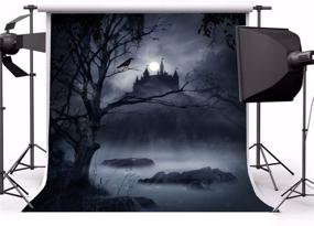 img 3 attached to Laeacco Halloween Photography Background Moonlight