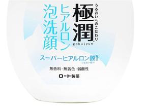 img 1 attached to 🧴 Hada Labo Rohto Gokujyn Hyaluronic Acid Cleansing Foam - Effective 160ml Cleanser for Hydrated Skin