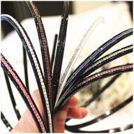 💎 bling bling crystal rhinestone headband set: 6pcs for women & girls - casualfashion thin hair hoop fashion logo