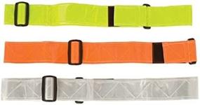 img 3 attached to Stay Visible and Safe with the Safety Flag SBWRX2LY Fluorescent/Reflective Waist Belt in Lime/Yellow
