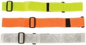 img 1 attached to Stay Visible and Safe with the Safety Flag SBWRX2LY Fluorescent/Reflective Waist Belt in Lime/Yellow