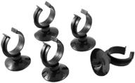 🔒 secure your aquarium heater with uxcell suction cup clips - set of 5, black logo