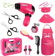 🎩 enhance your child's imagination with hapgo pretend hairdresser scissors accessories logo