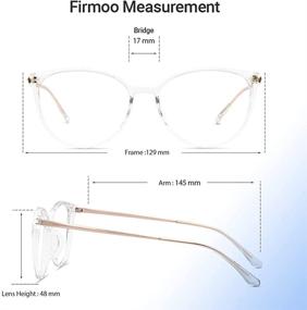 img 1 attached to 👓 Firmoo Blue Light Blocking Glasses: Anti-Glare, Anti-Reflective Coatings, Lightweight TR90 Frames for Women/Men