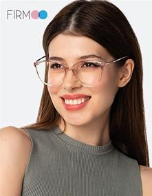 img 3 attached to 👓 Firmoo Blue Light Blocking Glasses: Anti-Glare, Anti-Reflective Coatings, Lightweight TR90 Frames for Women/Men