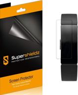 🛡️ supershieldz (6 pack) fitbit inspire & hr screen protector - full coverage, high definition clear tpu shield logo