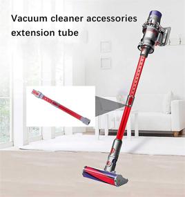 img 3 attached to 🧹 Dyson V7 V8 V10 V11 Quick Release Extension Wand: Garbage Fighter Vacuum Wand Replacement with Adjustable Length 18 to 28 Inches