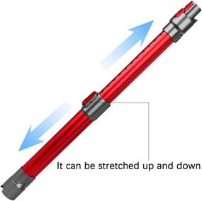 img 4 attached to 🧹 Dyson V7 V8 V10 V11 Quick Release Extension Wand: Garbage Fighter Vacuum Wand Replacement with Adjustable Length 18 to 28 Inches