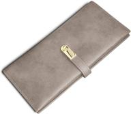 stylish topkull women's bifold wallet - ideal for ladies' handbags and wallets logo