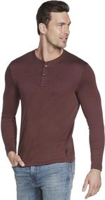 img 3 attached to 👕 Skechers GOKNIT Henley Heather Charcoal Men's Apparel