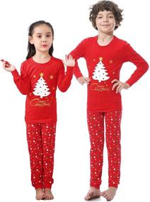 img 2 attached to 🎅 Matching Christmas Toddler Sleepwear for Boys: A Bennevolent Choice for Sleepwear & Robes