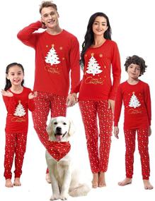 img 4 attached to 🎅 Matching Christmas Toddler Sleepwear for Boys: A Bennevolent Choice for Sleepwear & Robes