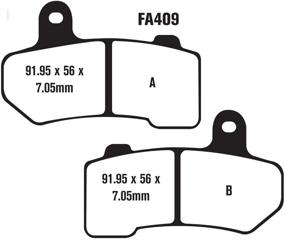 img 1 attached to EBC Brakes EBPCK2013 Набор полусинтетических передних тормозных колодок V-Pads для замены