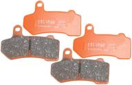 ebc brakes ebpck2013 набор полусинтетических передних тормозных колодок v-pads для замены логотип