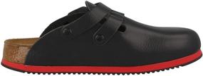 img 2 attached to Birkenstock Clogs Leather Black 45 0 Men's Shoes