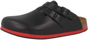 img 1 attached to Birkenstock Clogs Leather Black 45 0 Men's Shoes