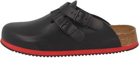 img 4 attached to Birkenstock Clogs Leather Black 45 0 Men's Shoes