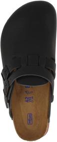 img 3 attached to Birkenstock Clogs Leather Black 45 0 Men's Shoes