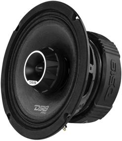 img 2 attached to 🔊 DS18 PRO-ZT6: Powerful 6.5-Inch Midrange Speaker with Bullet Tweeter, 450W Max, 225W RMS - Red Metal Grill Included