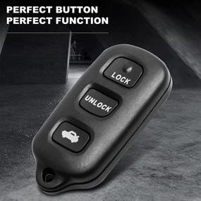 img 1 attached to Top-rated VOFONO Key Fob Replacement for Toyota Avalon and Solara (1998-2004) with Panic Button - 2PC Set