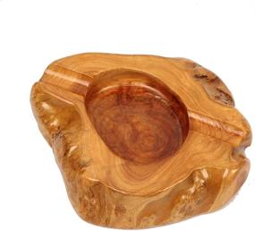 img 3 attached to Premium Wood Cigar Ashtray for Outdoor Patio - Stylish and Durable